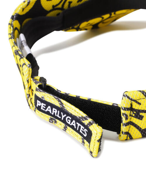 PEARLY GATES サンバイザー 「PEARLY GATES」バナナPG SMILE柄