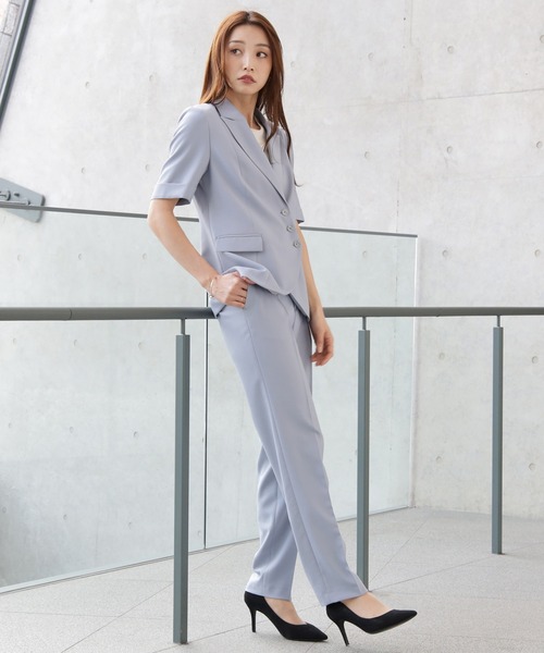 セレモニースーツ スラックス パンツ ボタンがアクセントのセットアップスーツ レディース | DRESS+ | 03