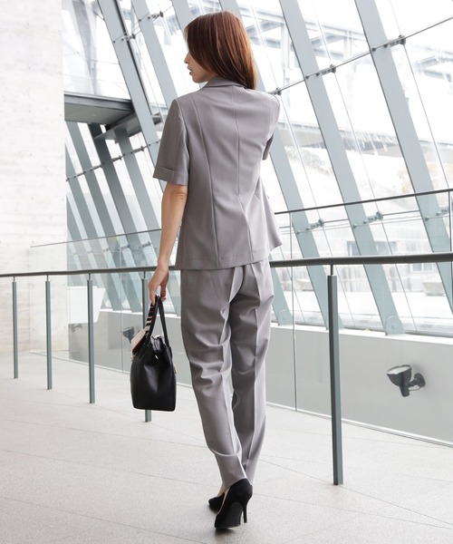 セレモニースーツ スラックス パンツ ボタンがアクセントのセットアップスーツ レディース | DRESS+ | 17