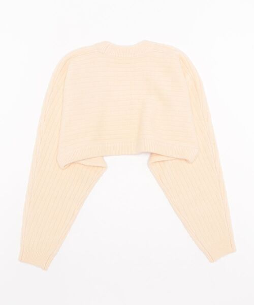 「jumelle」 ニットボレロ MEDIUM ピンク レディース_画像2