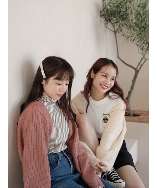 「jumelle」 ニットボレロ MEDIUM ピンク レディース_画像5