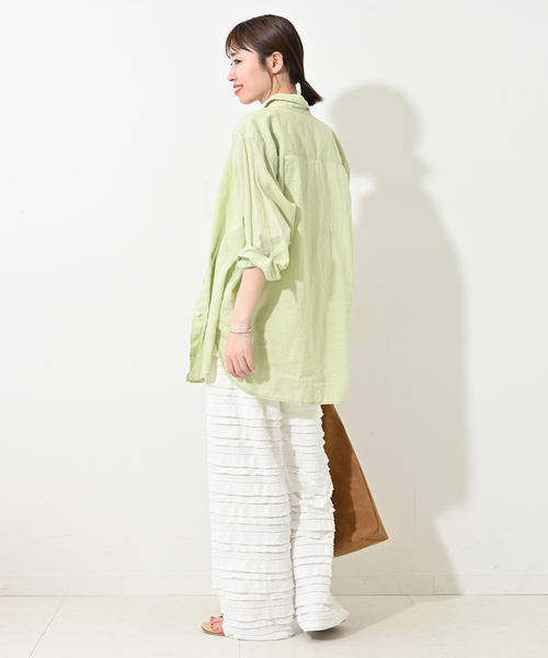 SLOBE IENA パンツ フリルカットパンツ レディース : ZOZOTOWN