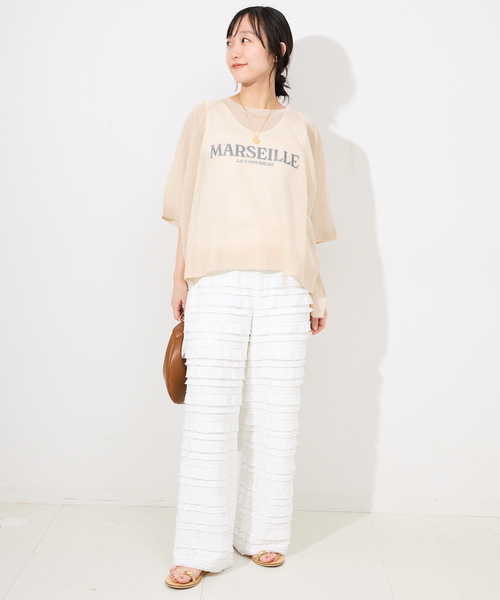 【美品】IENA ゆったり履ける！フリルがオシャレな心ときめく大人可愛いパンツ SLOBE IENA パンツ フリルカットパンツ レディース : ZOZOTOWN