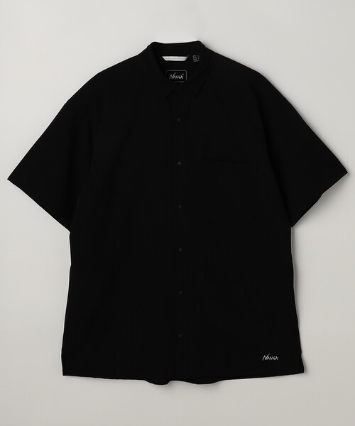 NANGA ナンガ DotAir COMFY S/S SHIRT ブラック NANGA /DotAir® COMFY S/S SHIRT – CASDAY / キャスデイ