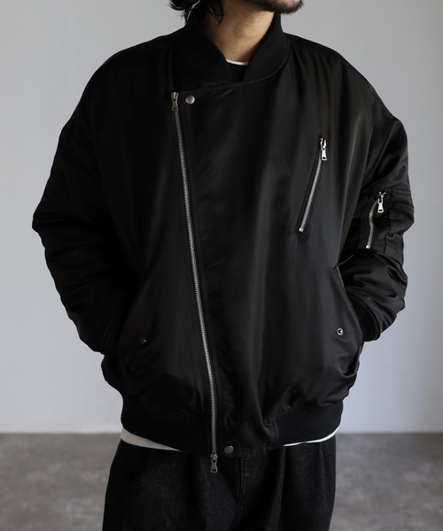 「CREARE -LINO-」 ナイロンブルゾン M カーキ メンズ_画像3