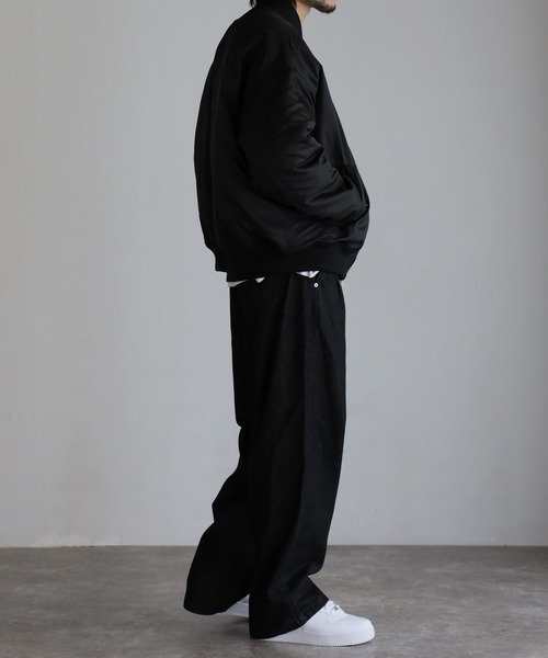 「CREARE -LINO-」 ナイロンブルゾン M カーキ メンズ_画像9