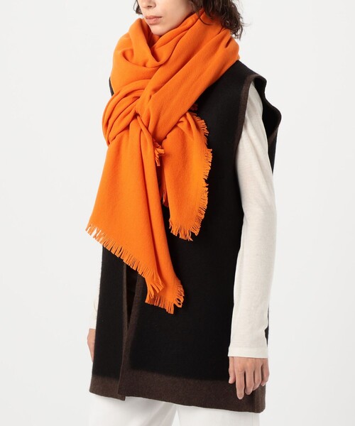 「ASAUCE MELER」 ストール FREE ライトグレー レディース_画像2