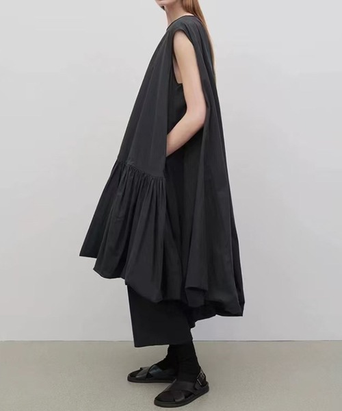 Burberry バルーンワンピース ワンピース 3色可選 2019夏ファション新品 春色の最旬の人気
