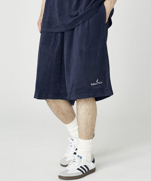 新品タグ付き ARCTICA ハーフパンツ NAUTICA パンツ NAUTICA/ノーティカ ビックシルエット パイル