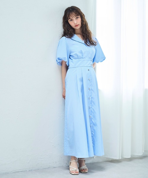 31 Sons de mode ワンピース 31 Sons de mode ワンピース ケープ風フラワープリント