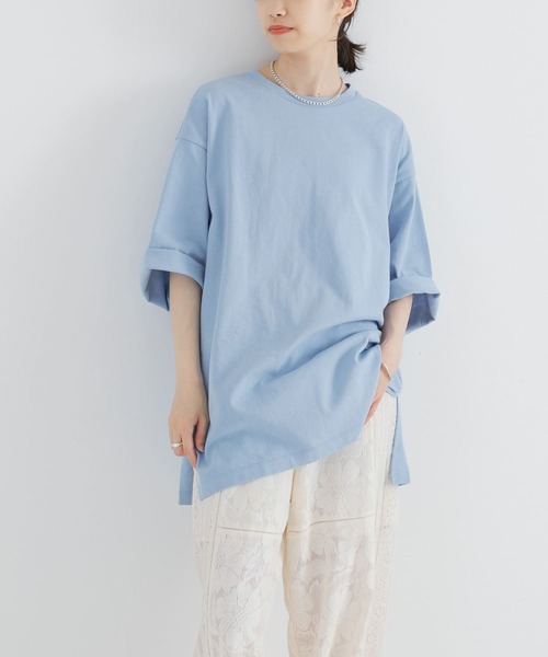 「URBAN RESEARCH」 半袖Tシャツ FREE ブルー系その他 レディース