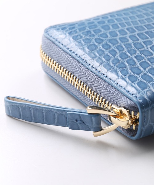 長財布 財布 クロコダイルレザー 長財布 マット加工 一枚革 レディース メンズの画像