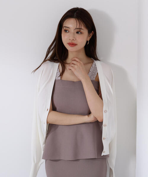 PROPORTION BODY DRESSING ワンピース ペプラムキャミ
