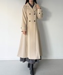 トレンチコート コート バックレースアップロン...の詳細画像1