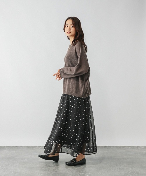 GLOBAL WORK（グローバルワーク） スカート エアリーリラックスフレア