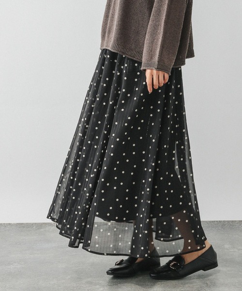 GLOBAL WORK（グローバルワーク） スカート エアリーリラックスフレア