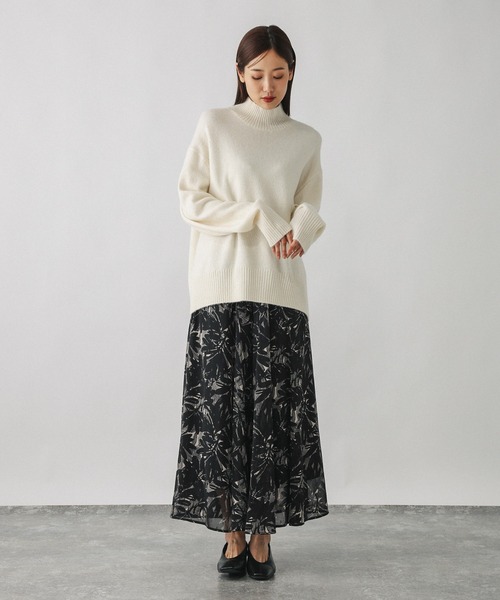 GLOBAL WORK（グローバルワーク） スカート エアリーリラックスフレア