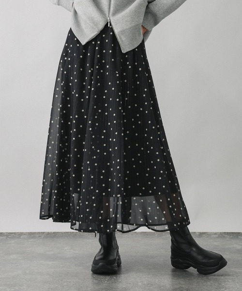 GLOBAL WORK（グローバルワーク） スカート エアリーリラックスフレア