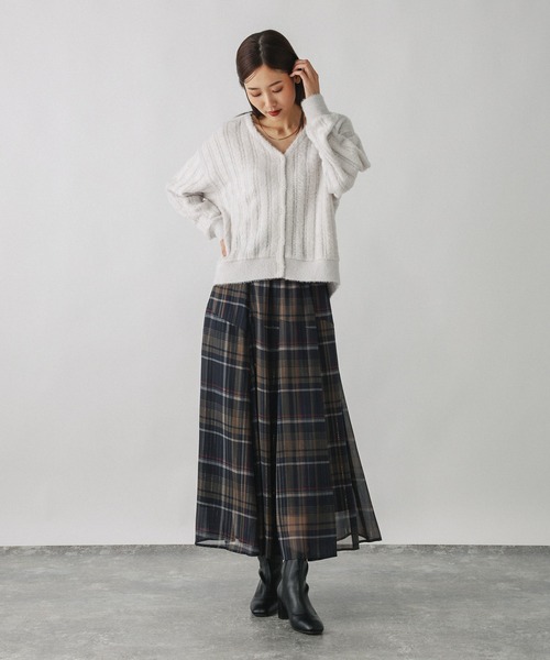 GLOBAL WORK（グローバルワーク） スカート エアリーリラックスフレア