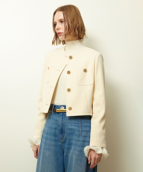 allureville（アルアバイル） ジャケット ノーカラージャケット