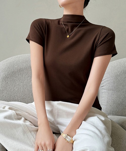 tシャツ モックネックTシャツ レディース : ZOZOTOWN Yahoo!店 - 通販