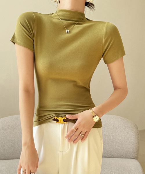 tシャツ モックネックTシャツ レディース : ZOZOTOWN Yahoo!店 - 通販