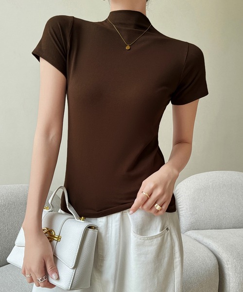tシャツ モックネックTシャツ レディース : ZOZOTOWN Yahoo!店 - 通販