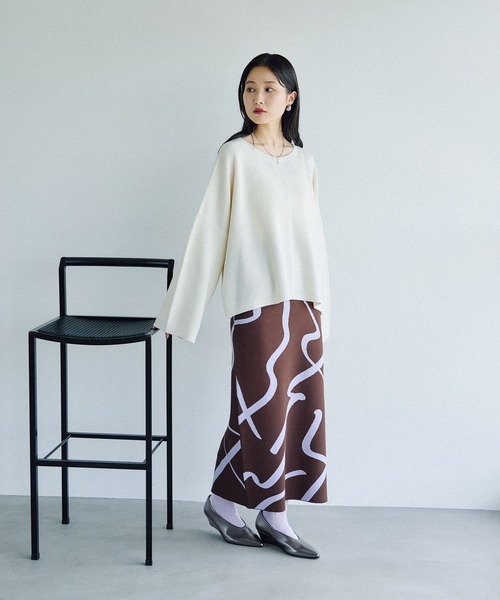 LEPSIM（レプシィム） スカート 12ゲージアソート柄スカート 497454