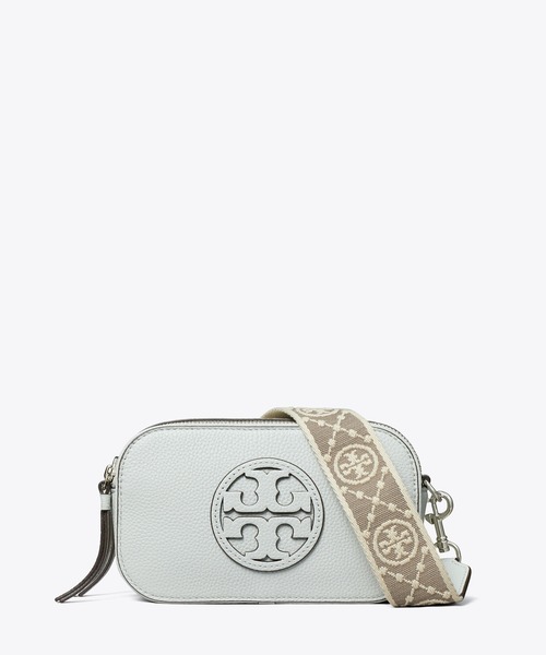 【新品未使用】トリーバーチTORY BURCH ショルダーバックミラーキャンバス TORY BURCH（トリーバーチ）の「ミラー キャンバス ミニ クロス