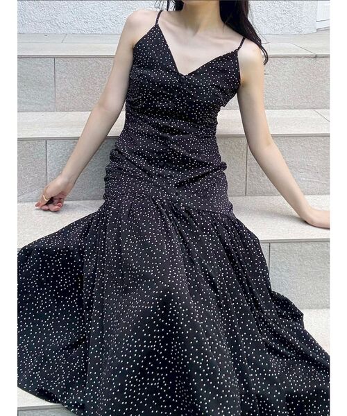 【定価17,600円】MERCURYDUO マーキュリーデュオ ワンピース MERCURYDUO（マーキュリーデュオ） ワンピース ドットプリントナロー