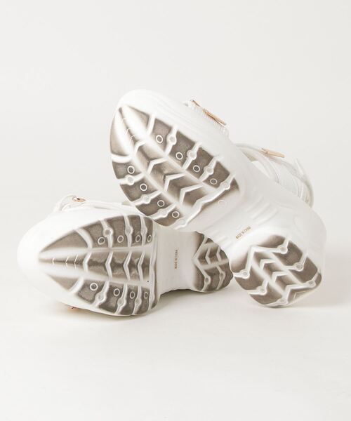 「attagirl」 フラットサンダル L ホワイト レディース_画像3