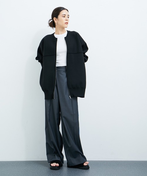 「LE CERCLE par rope'」 ジップアップブルゾン FREE キナリ レディース_画像2