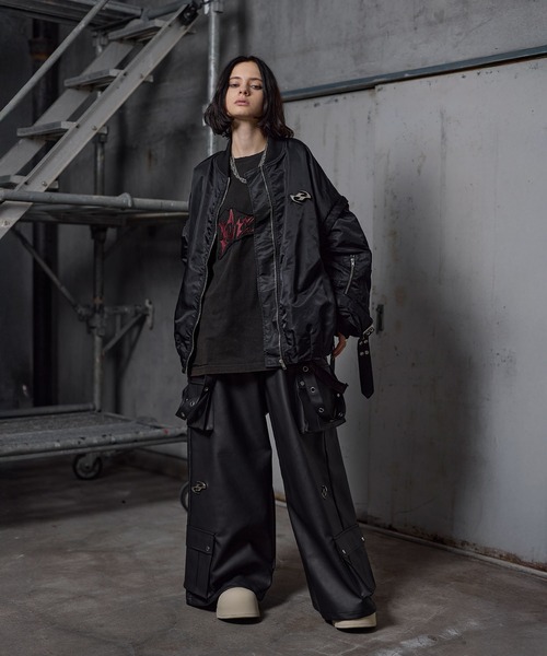 ERAR ma1 ma-1 「ERAR」ジップアーム2wayハイギミックキルティング中綿