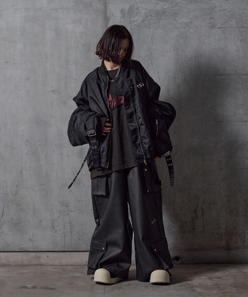 ERAR ma1 ma-1 「ERAR」ジップアーム2wayハイギミックキルティング中綿