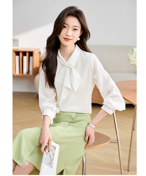 「Miniministore」 7分袖ブラウス X-LARGE ホワイト レディース_画像5