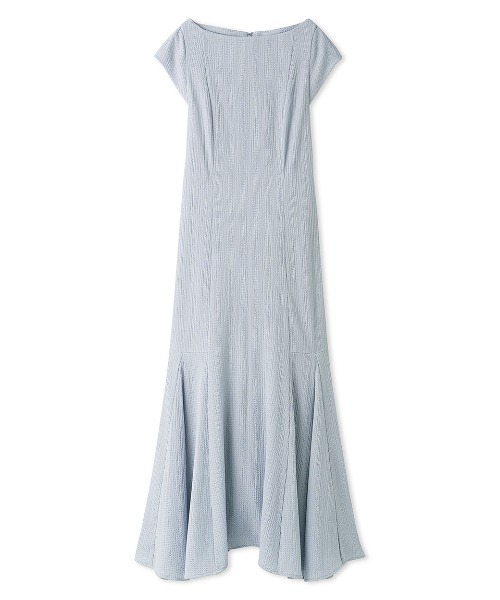 「CELFORD」 半袖ワンピース 36 ネイビー レディース_画像10