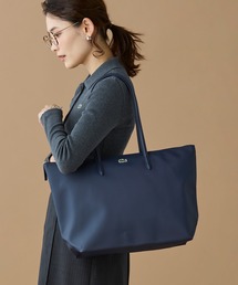LACOSTE グリーン プチピケ ラージ トートバッグ LACOSTE（ラコステ） トートバッグ L.12.12 プチピケ ラージ トート