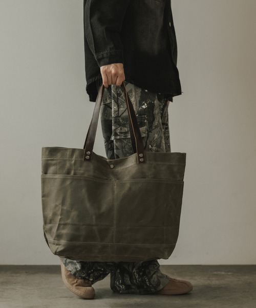 ALL RUNS トートバッグ 収納力抜群 ヴィンテージライク トートバック