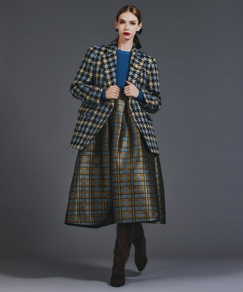 Sov. スカート チェックジャガードスカート : ZOZOTOWN Yahoo!店