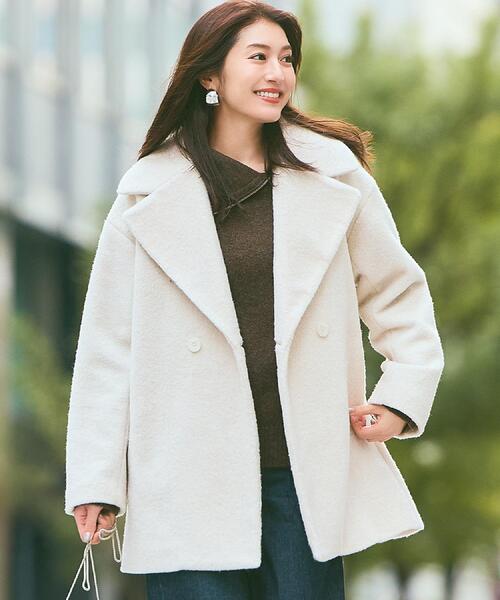 grove（グローブ） コート チェスターコート ふんわりまとう、オーバー