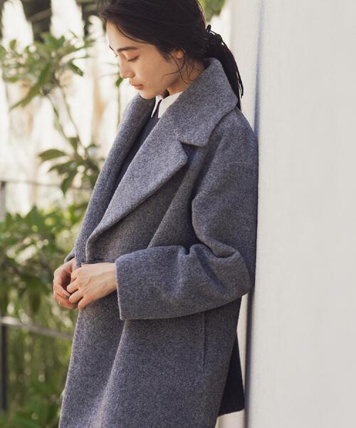 grove（グローブ） コート チェスターコート ふんわりまとう、オーバー