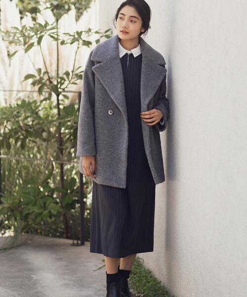 grove（グローブ） コート チェスターコート ふんわりまとう、オーバー