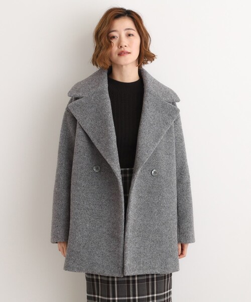 grove（グローブ） コート チェスターコート ふんわりまとう、オーバー