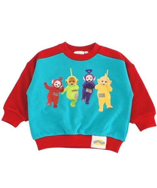 トレーナー 「テレタビーズ×chimajiro0730さん」テレタビーズ 袖配色