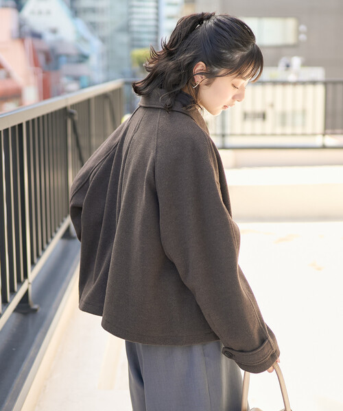 美品✨ ビアズリー　袖切り替えブルゾン　アウター　羽織り　ブラック　フリーサイズ BEARDSLEY（ビアズリー） キルティングブルゾン FREE グリーン