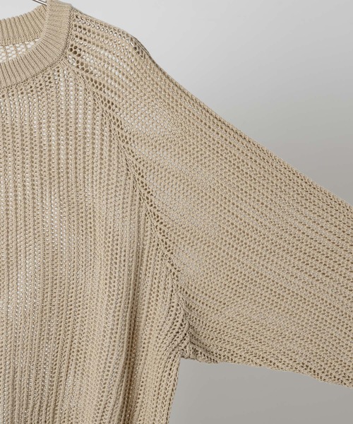 「soerte」 長袖ニット 3 アイボリー メンズ_画像7