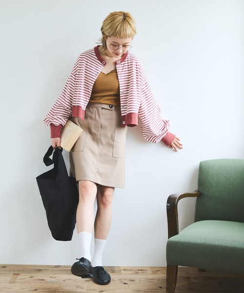 「Crisp」 スカート FREE ベージュ レディース_画像3