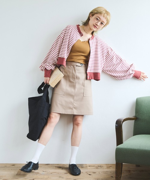 「Crisp」 スカート FREE ベージュ レディース_画像4