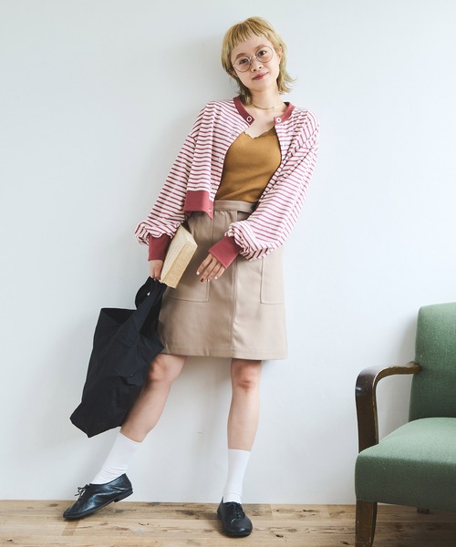 「Crisp」 スカート FREE ベージュ レディース_画像5