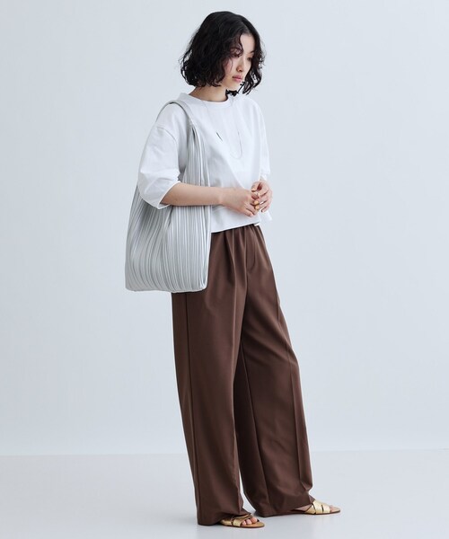 「GALLEST」 トートバッグ 00 ホワイト レディース_画像4